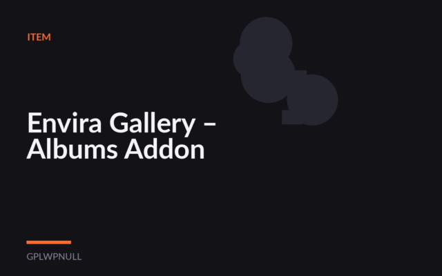 Envira Gallery – Albums Addon