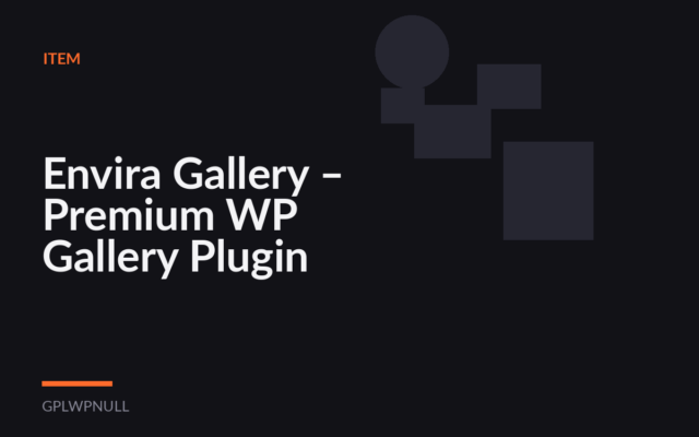 Envira Gallery – Premium WP Gallery Plugin