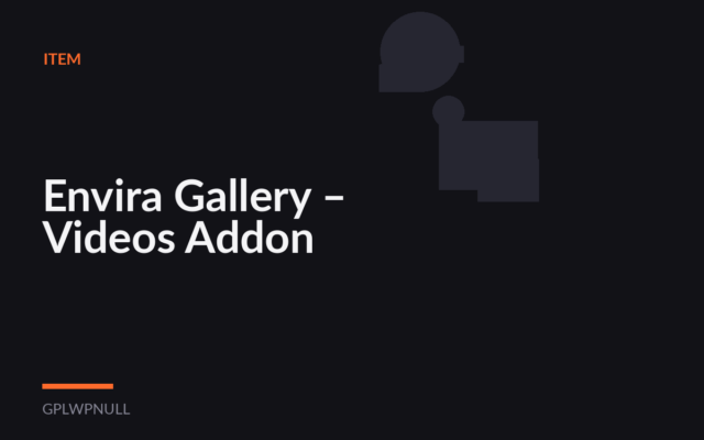 Envira Gallery – Videos Addon