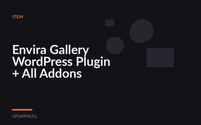 Envira Gallery WordPress Plugin + All Addons