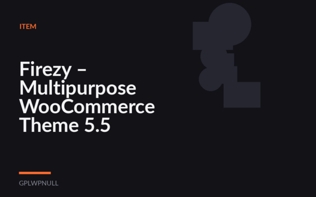 Firezy – Multipurpose WooCommerce Theme 5.5