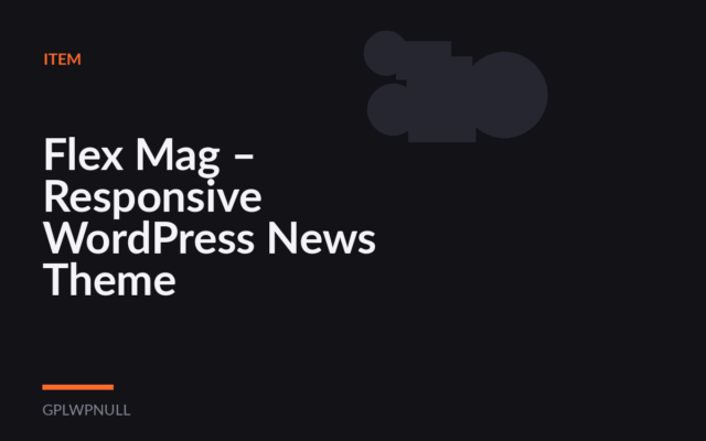 Flex Mag – Responsive WordPress News Theme