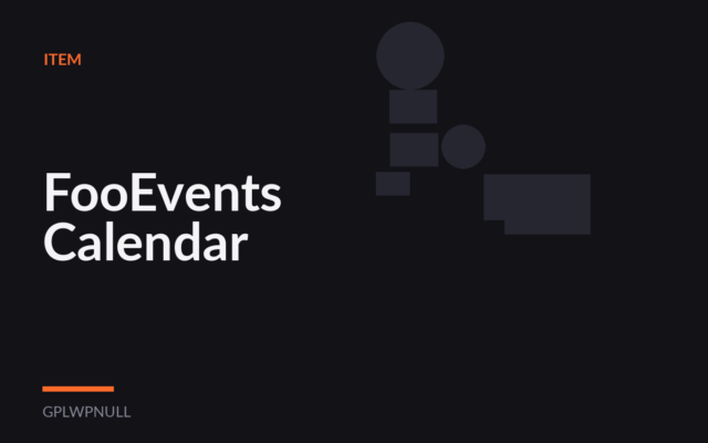 FooEvents Calendar