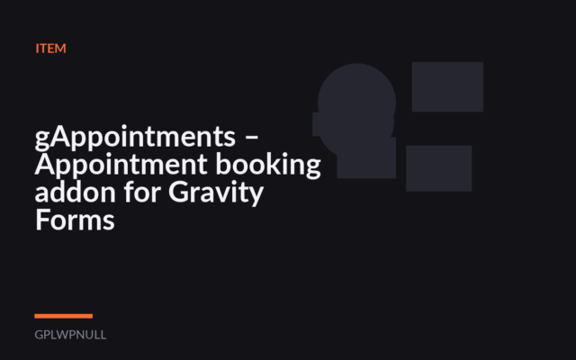 gAppointments – Appointment booking addon for Gravity Forms