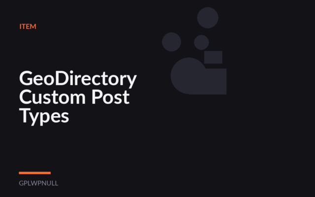 GeoDirectory Custom Post Types