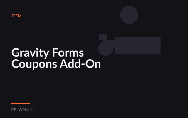 Gravity Forms Coupons Add-On