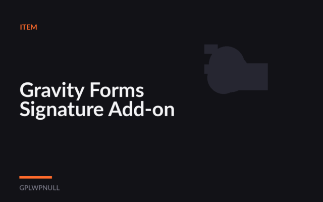 Gravity Forms Signature Add-on