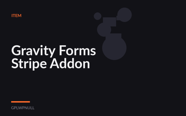 Gravity Forms Stripe Addon