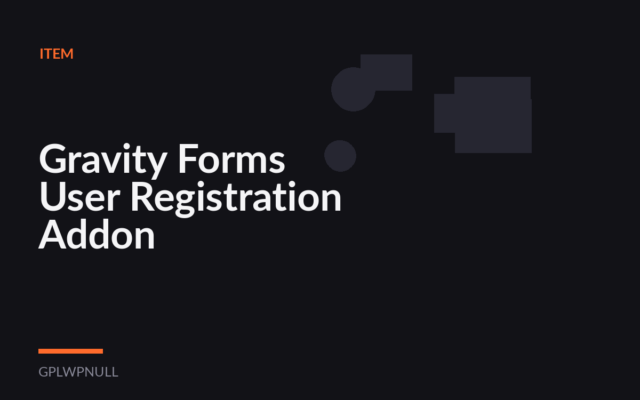 Gravity Forms User Registration Addon