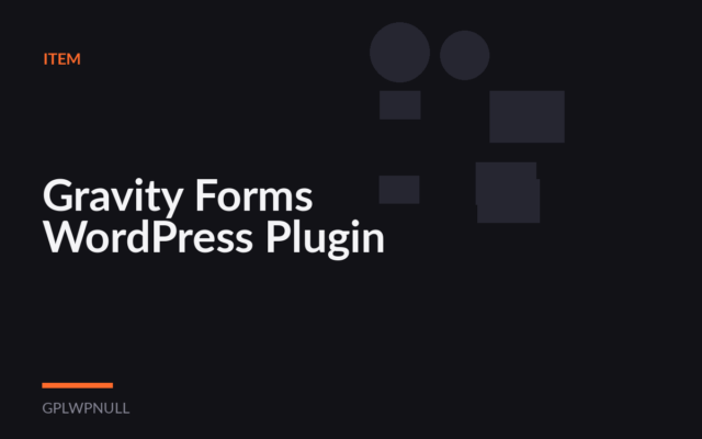 Gravity Forms WordPress Plugin