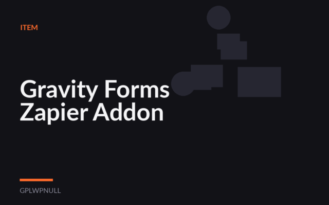 Gravity Forms Zapier Addon