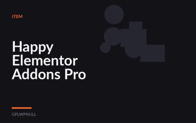 Happy Elementor Addons Pro