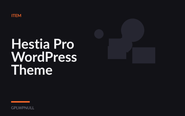 Hestia Pro WordPress Theme