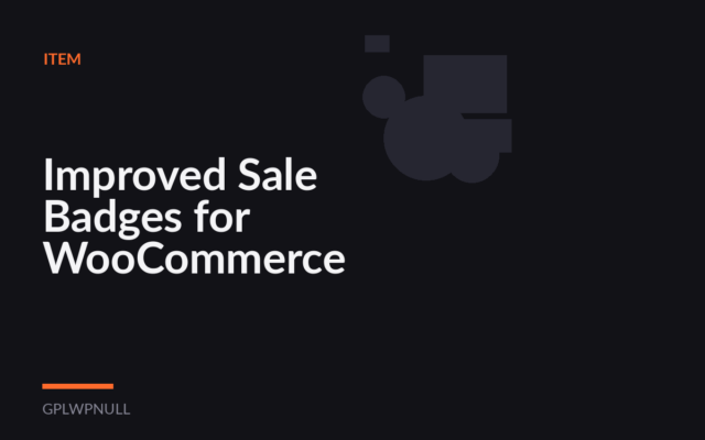 Improved Sale Badges for WooCommerce