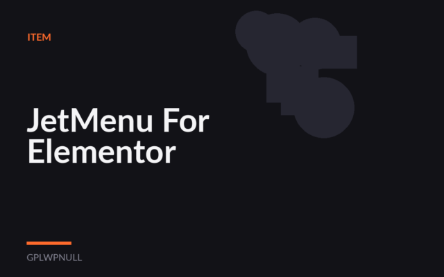 JetMenu For Elementor