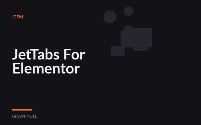 JetTabs For Elementor