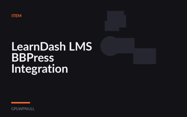 LearnDash LMS BBPress Integration
