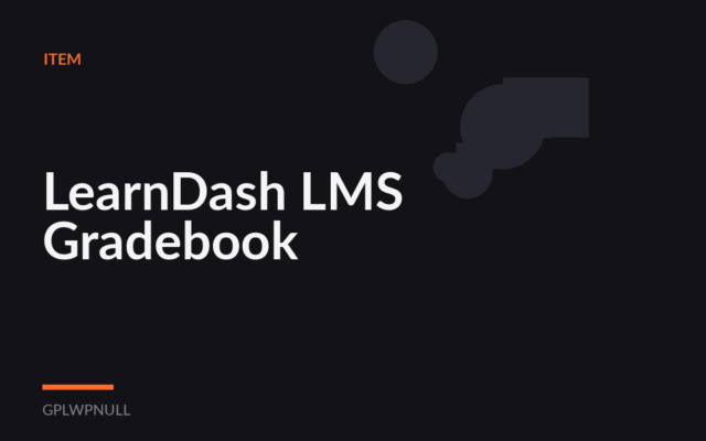 LearnDash LMS Gradebook