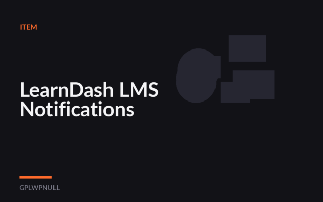 LearnDash LMS Notifications