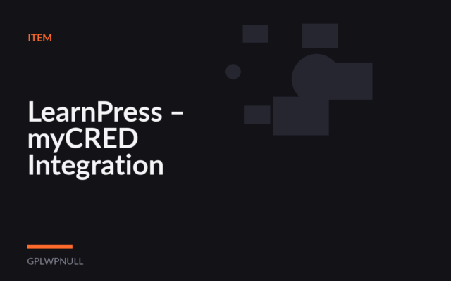 LearnPress – myCRED Integration