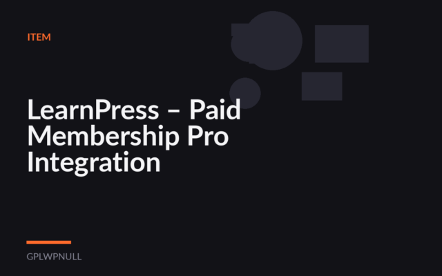 LearnPress – Paid Membership Pro Integration