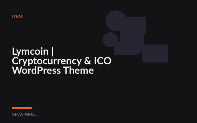 Lymcoin | Cryptocurrency & ICO WordPress Theme