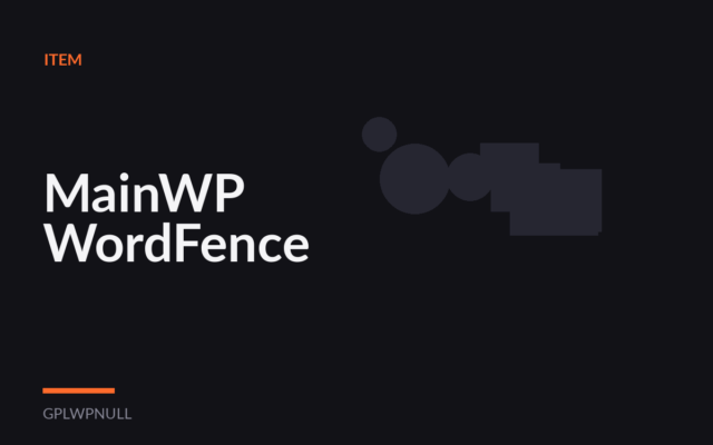 MainWP WordFence