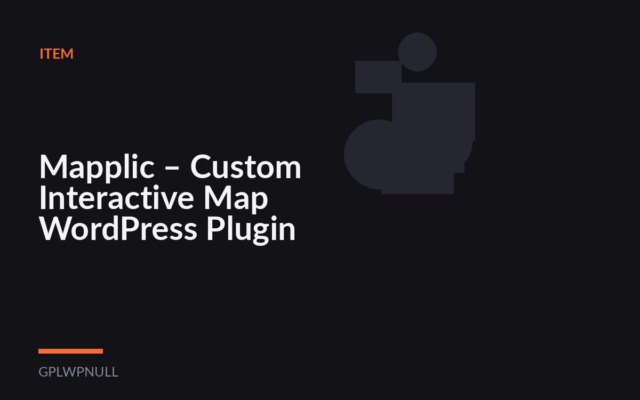 Mapplic – Custom Interactive Map WordPress Plugin