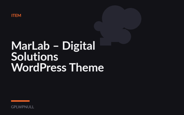 MarLab – Digital Solutions WordPress Theme