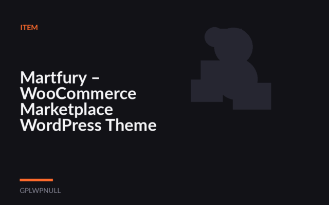 Martfury – WooCommerce Marketplace WordPress Theme