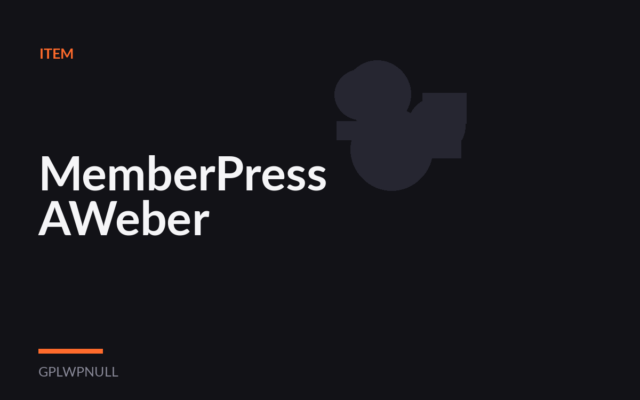 MemberPress AWeber