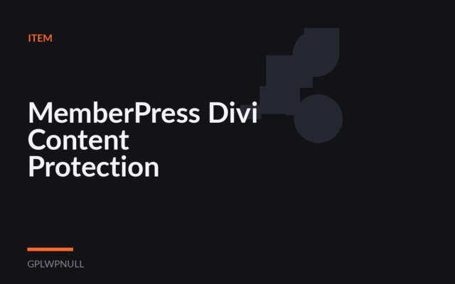 MemberPress Divi Content Protection