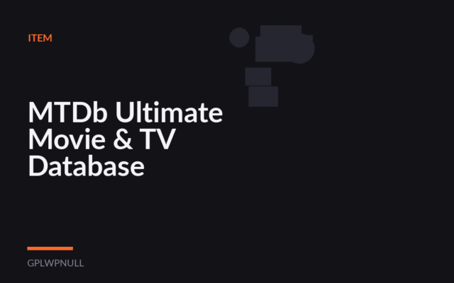 MTDb Ultimate Movie & TV Database