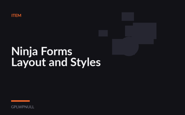 Ninja Forms Layout and Styles