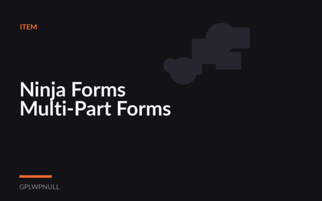 Ninja Forms Multi-Part Forms