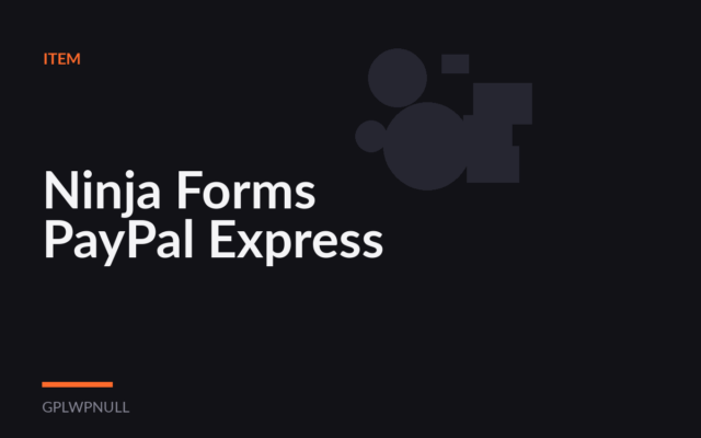 Ninja Forms PayPal Express