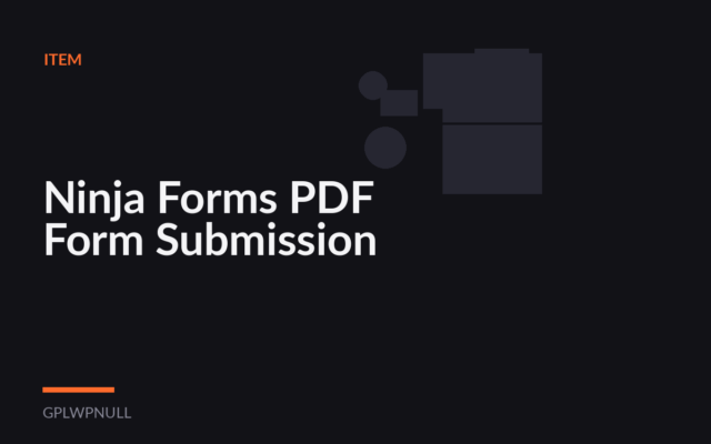 Ninja Forms PDF Form Submission