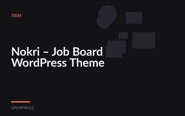 Nokri – Job Board WordPress Theme