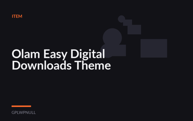 Olam Easy Digital Downloads Theme
