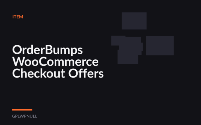 OrderBumps WooCommerce Checkout Offers
