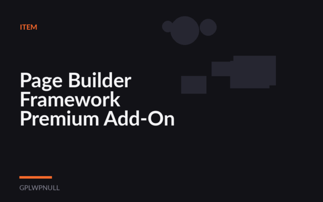 Page Builder Framework Premium Add-On