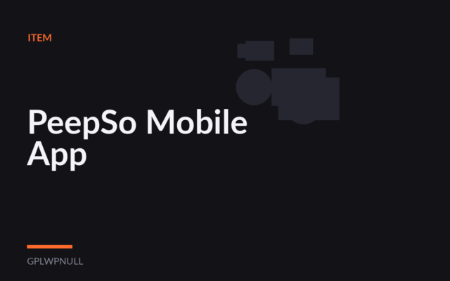 PeepSo Mobile App