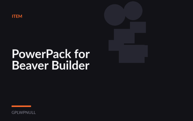 PowerPack for Beaver Builder