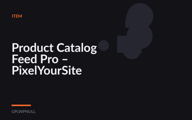 Product Catalog Feed Pro – PixelYourSite