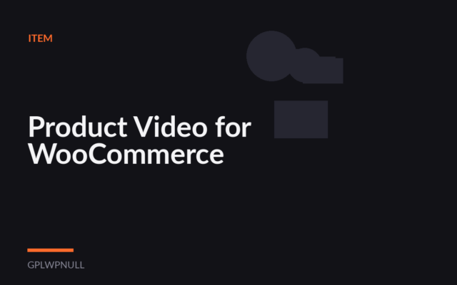 Product Video for WooCommerce
