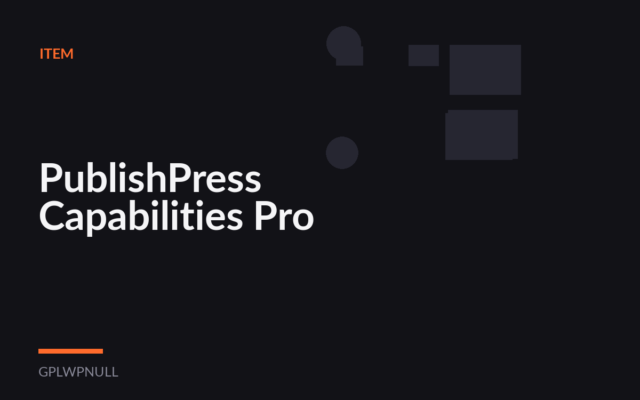 PublishPress Capabilities Pro