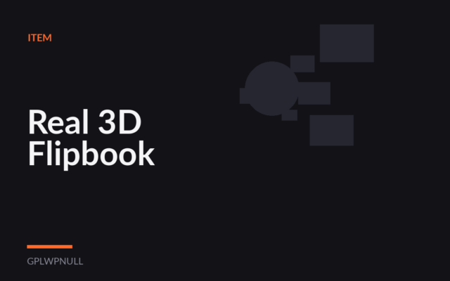 Real 3D Flipbook