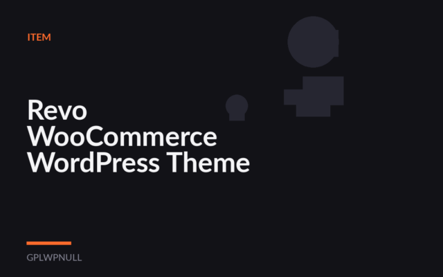 Revo WooCommerce WordPress Theme
