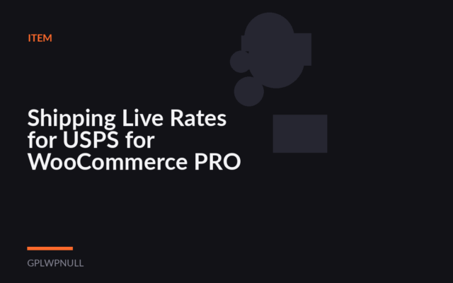 Shipping Live Rates for USPS for WooCommerce PRO