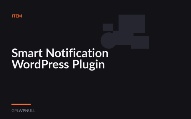 Smart Notification WordPress Plugin